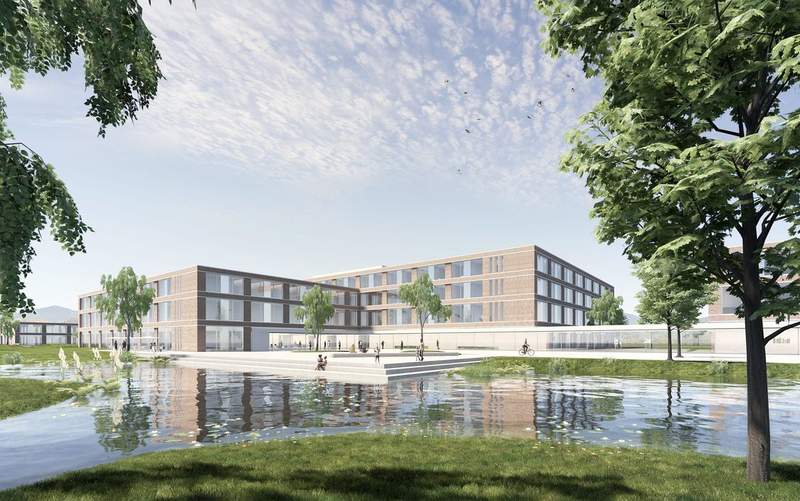 Ansicht des Siegerentwurfs von gmp International GmbH. Bild: gmp Architekten